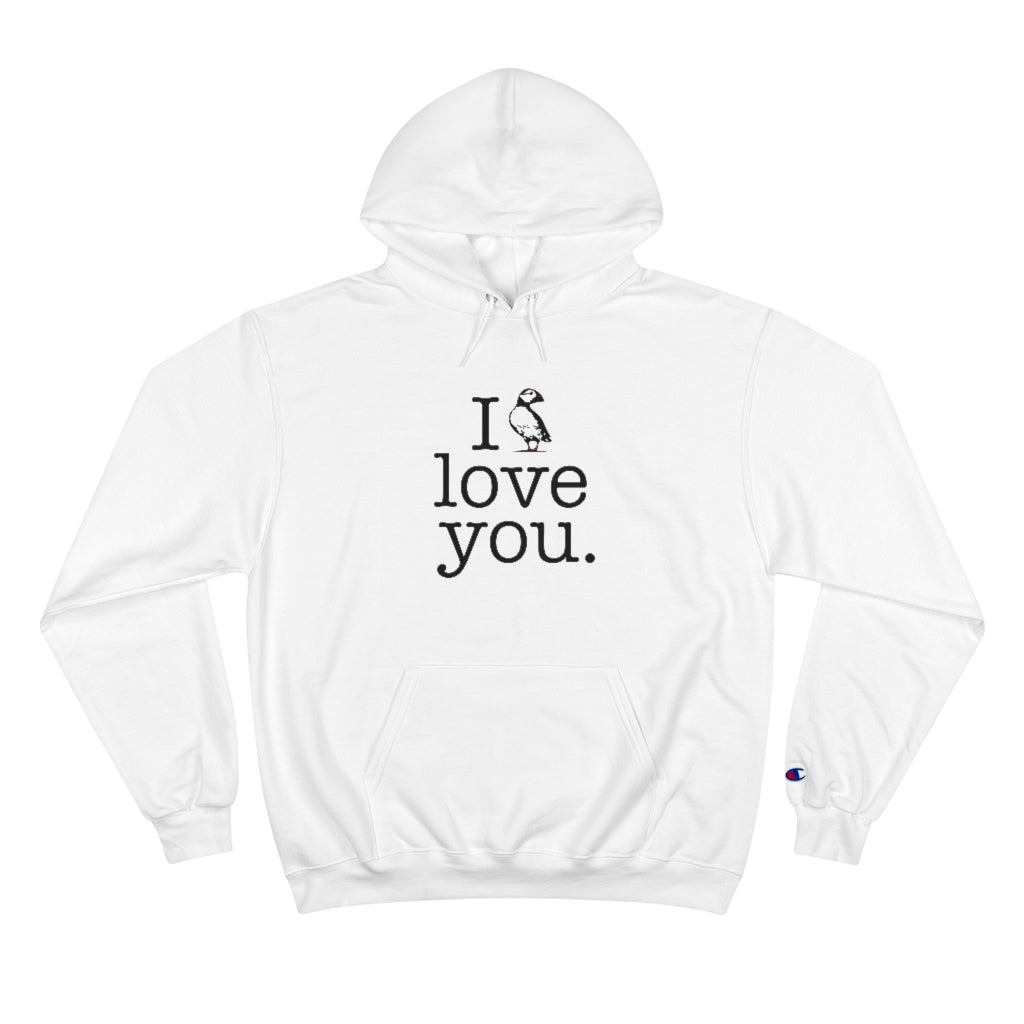 I puffin love you hooded sweatshirt hoodie. puffin hoodie sweatshirt