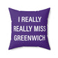 greenwich ct / connecticut pillow 

I really really miss greenwich // greenwich CT pillow // finding connecticut 