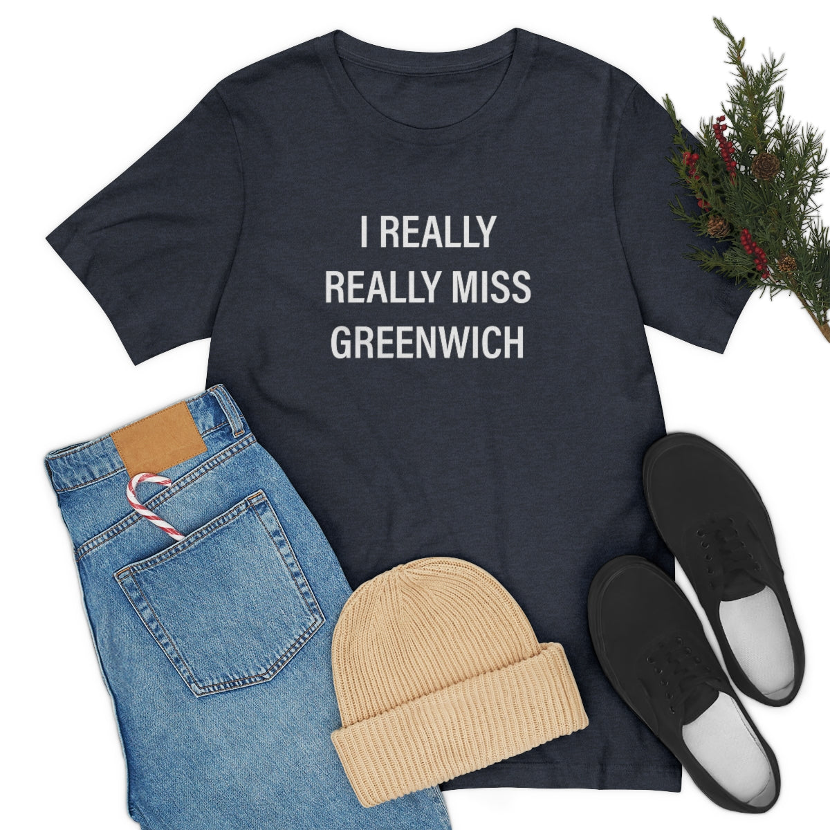 I really really miss greenwich // greenwich ct unisex t shirts // finding connecticut 