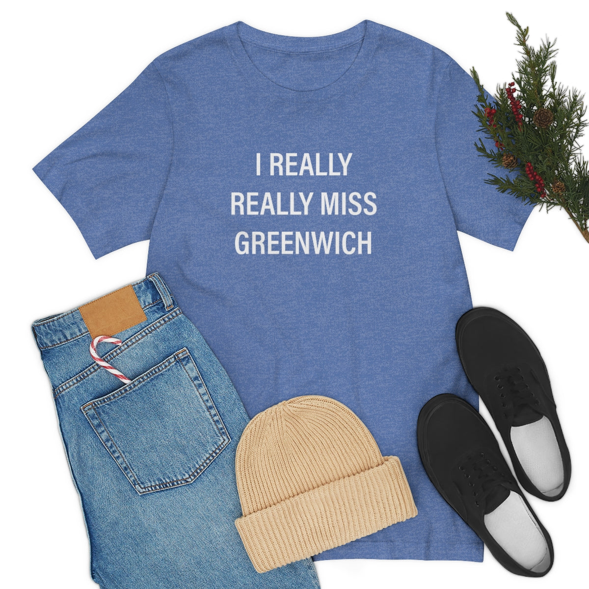 I really really miss greenwich // greenwich ct unisex t shirts // finding connecticut 
