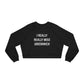 I really really miss greenwich /// greenwich ct womens cropped sweatshirt // finding connecticut 