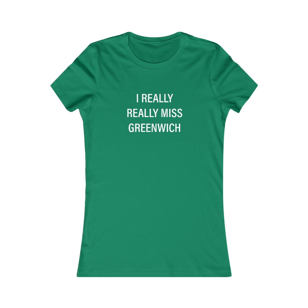 I really really miss greenwich // greenwich ct womens t shirt // finding connecticut 