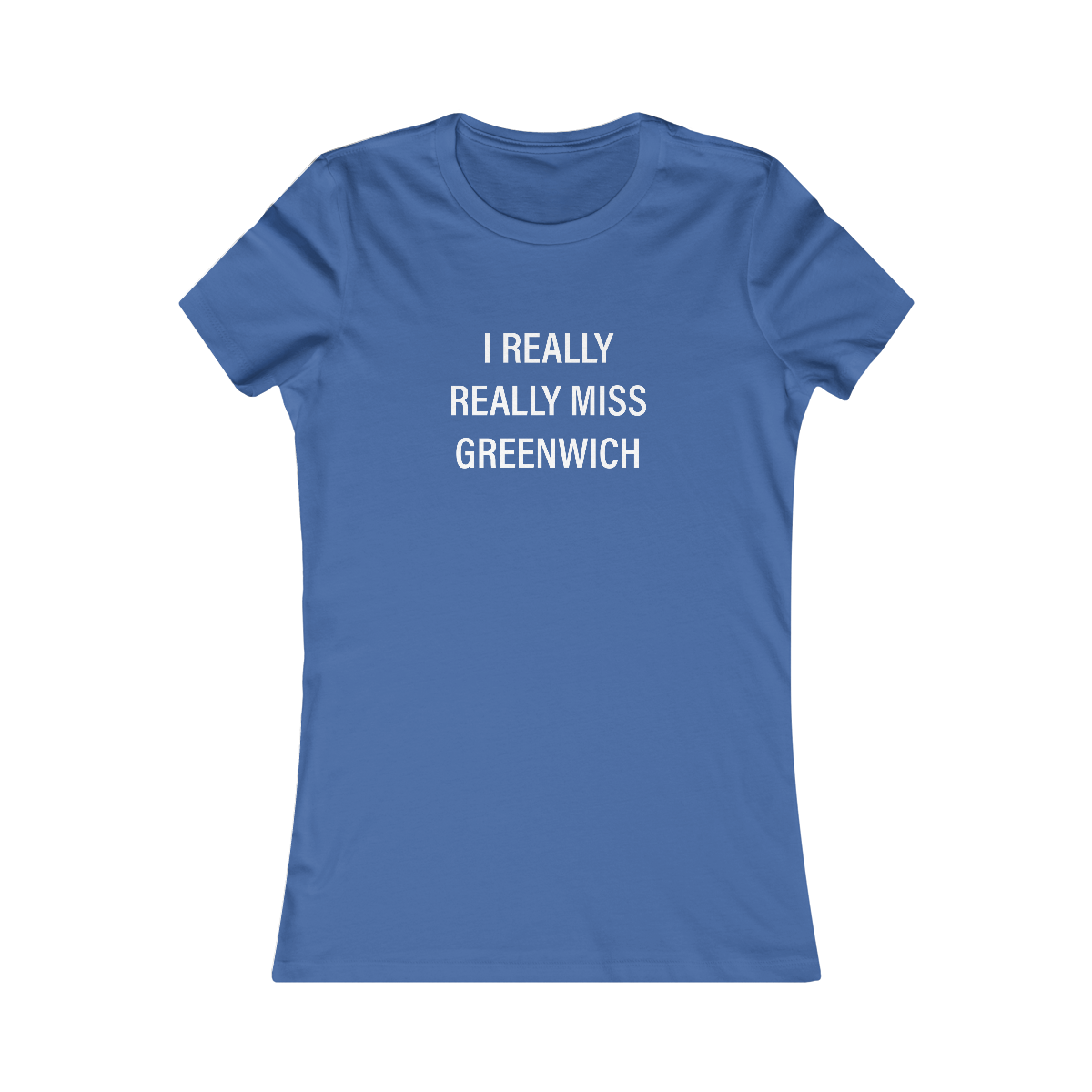 I really really miss greenwich // greenwich ct womens t shirt // finding connecticut 