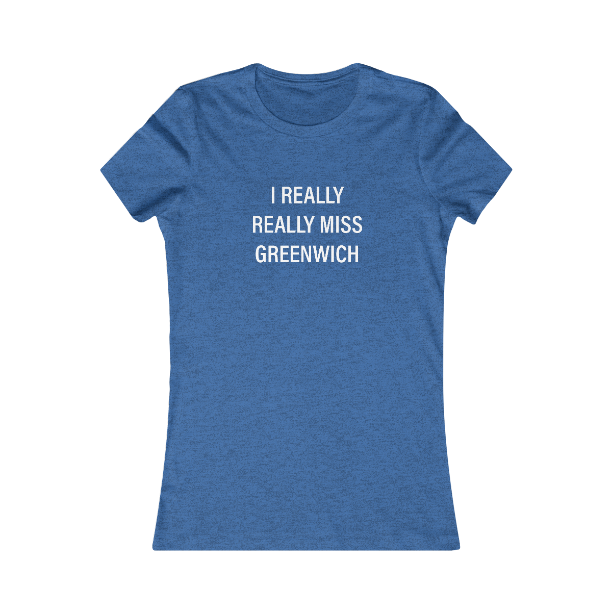 I really really miss greenwich // greenwich ct womens t shirt // finding connecticut 