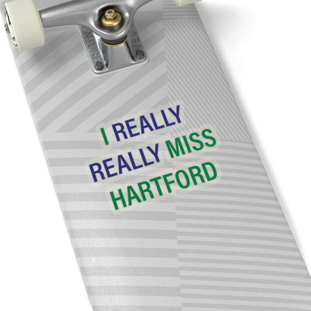 I Really Really Miss Hartford Kiss - Cut Stickers    Proceeds of this collection go to help Finding Connecticut’s website and brand. Free USA shipping.  Click here to go back to our home page

I really really miss hartford // hartford connecticut stickers // finding connecticut 