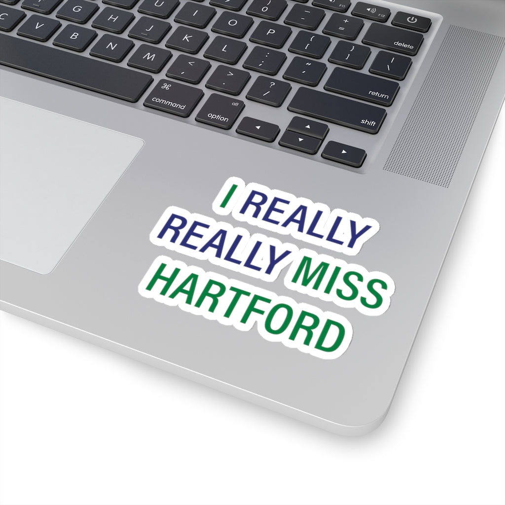 I Really Really Miss Hartford Kiss - Cut Stickers    Proceeds of this collection go to help Finding Connecticut’s website and brand. Free USA shipping.  Click here to go back to our home page

I really really miss hartford // hartford connecticut stickers // finding connecticut 