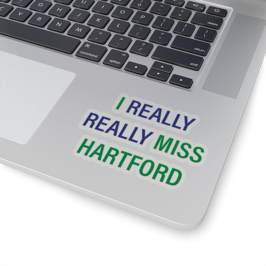 I Really Really Miss Hartford Kiss - Cut Stickers    Proceeds of this collection go to help Finding Connecticut’s website and brand. Free USA shipping.  Click here to go back to our home page

I really really miss hartford // hartford connecticut stickers // finding connecticut 