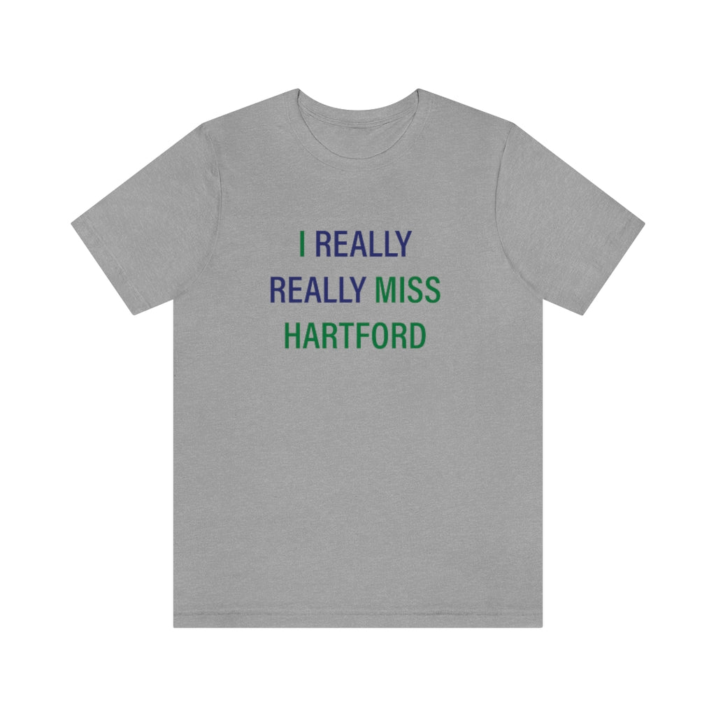 I Really Really Miss Hartford Unisex Jersey Short Sleeve Tee    Proceeds of this collection go to help Finding Connecticut’s website and brand. Free USA shipping.  Click here to go back to our home page

I really really miss hartford // hartford connecticut t shirt // finding connecticut