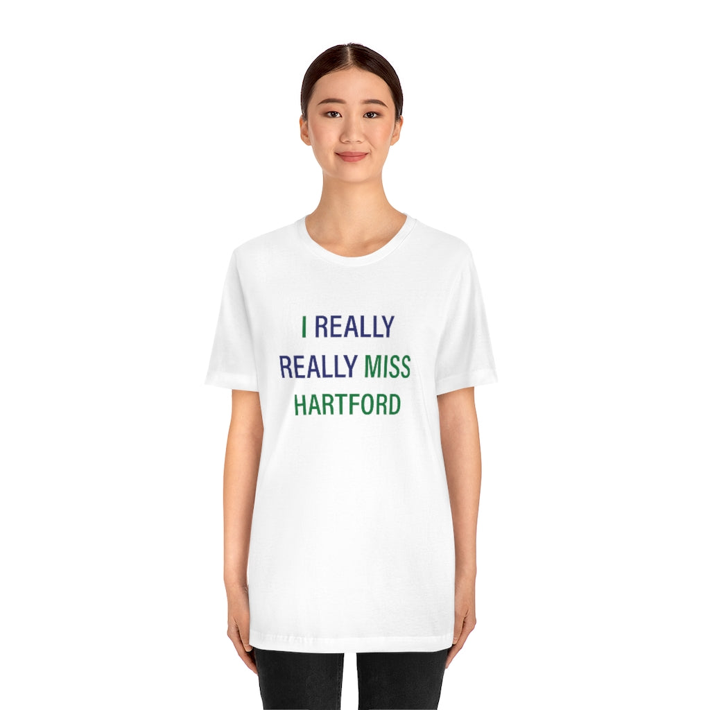 I Really Really Miss Hartford Unisex Jersey Short Sleeve Tee    Proceeds of this collection go to help Finding Connecticut’s website and brand. Free USA shipping.  Click here to go back to our home page

I really really miss hartford // hartford connecticut t shirt // finding connecticut