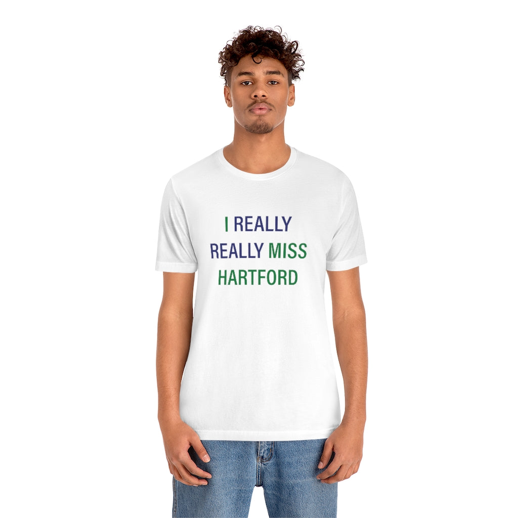 I Really Really Miss Hartford Unisex Jersey Short Sleeve Tee    Proceeds of this collection go to help Finding Connecticut’s website and brand. Free USA shipping.  Click here to go back to our home page

I really really miss hartford // hartford connecticut t shirt // finding connecticut