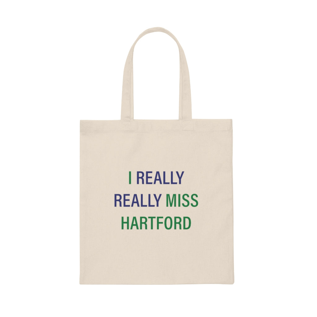 I Really Really Miss Hartford Canvas Tote Bag    Proceeds of this collection go to help Finding Connecticut’s website and brand. Free USA shipping.   Click here to go back to our home page

I really really miss hartford // hartford connecticut tote bag /// finding connecticut