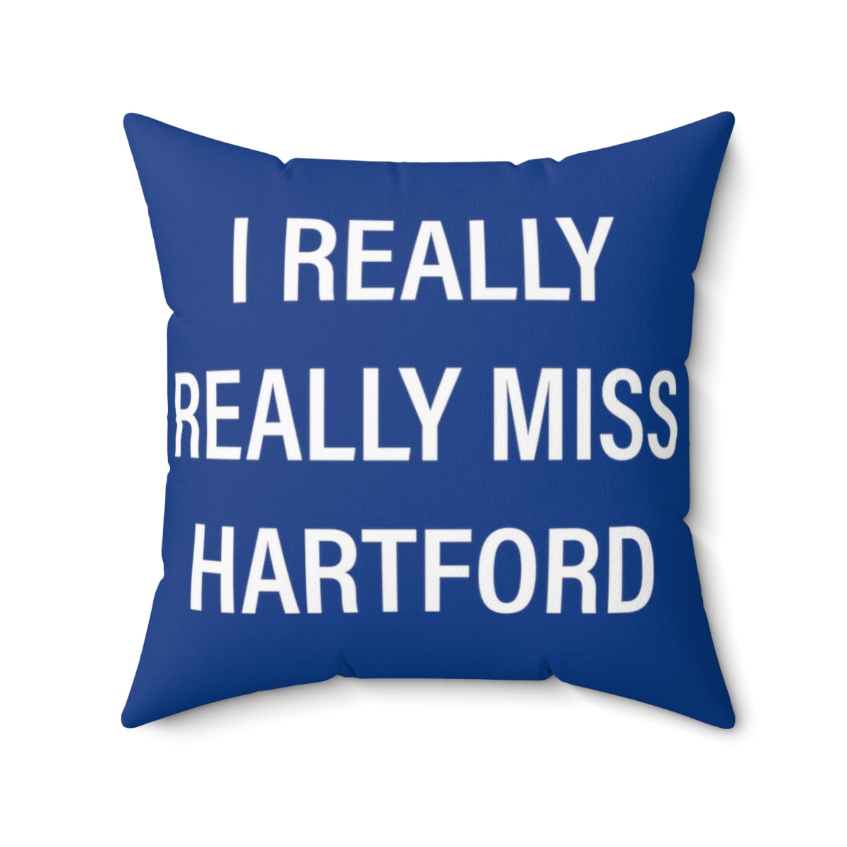 I Really Really Miss Hartford Spun Polyester Square Pillow   Proceeds of this collection go to help Finding Connecticut’s website and brand. Free USA shipping.  Click here to go back to our home page

I really really miss hartford // hartford ct pillow // finding connecticut