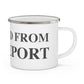 Just a kid from Bridgeport camping mug // bridgeport ct // finding connecticut