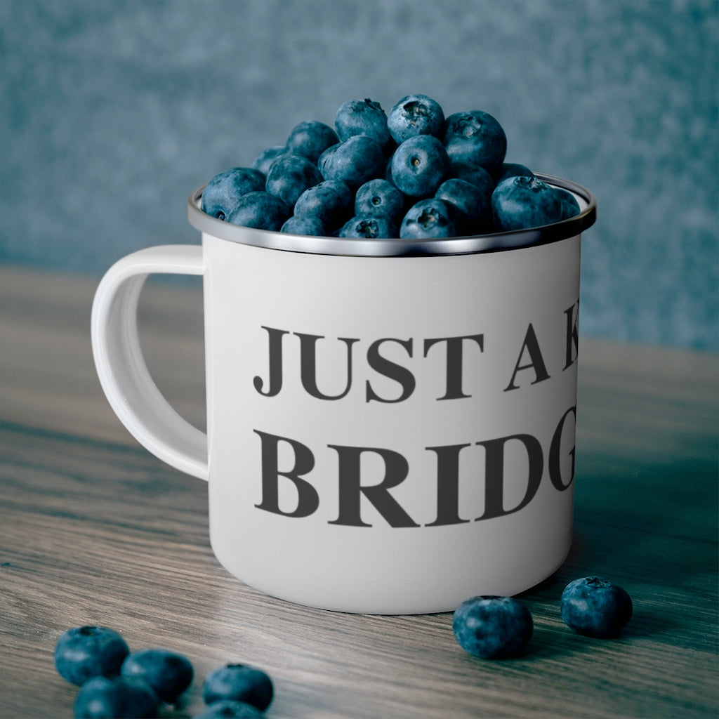Just a kid from Bridgeport camping mug // bridgeport ct // finding connecticut
