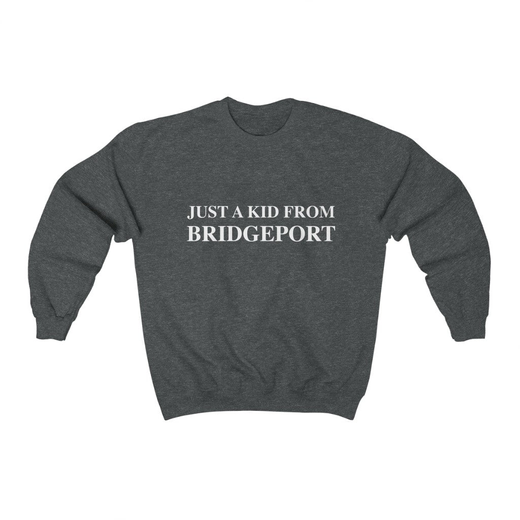 Just a kid from Bridgeport sweatshirt // Bridgeport Connecticut // Finding Connecticut