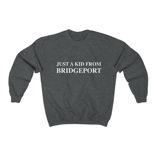 Just a kid from Bridgeport sweatshirt // Bridgeport Connecticut // Finding Connecticut