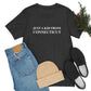 Just a kid from Connecticut / CT t shirt // finding conencticut 