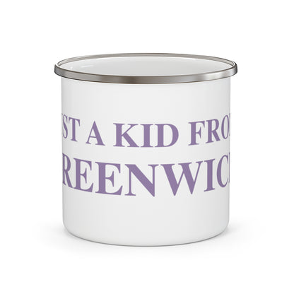 greenwich ct / connecticut camping mug

Just a kid from Greenwich // Greenwich Connecticut camping mugs   // finding connecticut 