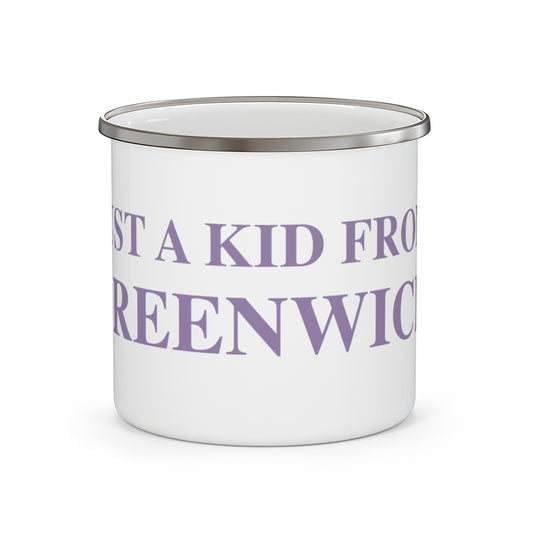 greenwich ct / connecticut camping mug

Just a kid from Greenwich // Greenwich Connecticut camping mugs   // finding connecticut 