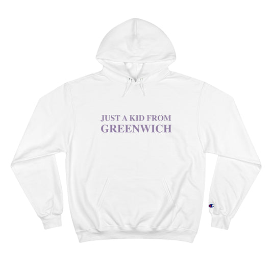 greenwich ct/ connecticut hooded sweatshirt hoodie 

Just a kid from Greenwich // Greenwich Connecticut champion hoodie sweatshirt  // finding connecticut 