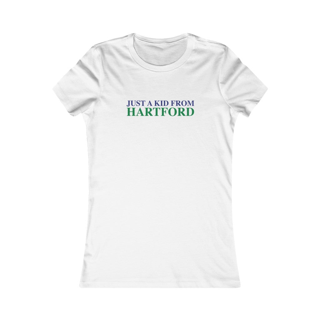 Just a kid from Hartford Women's Favorite Tee  Did you grow up in Hartford, Connecticut? Or know of someone who did? This collection is for someone who has those special Hartford memories.  Proceeds help grow Finding Connecticut's website and brand.   Click here to go back to our home page. 

Just a kid from Hartford // hartford connecticut womens t tshirt // finding connecticut