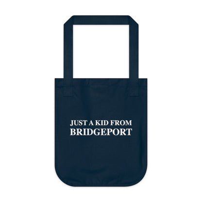 Just a kid from bridgeport tote bag // bridgeport ct /// finding connecticut