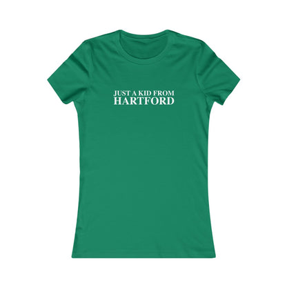 Just a kid from Hartford Women's Favorite Tee  Did you grow up in Hartford, Connecticut? Or know of someone who did? This collection is for someone who has those special Hartford memories.  Proceeds help grow Finding Connecticut's website and brand.   Click here to go back to our home page. 

Just a kid from hartford // hartford ct womesn t shirt // finding connecticut