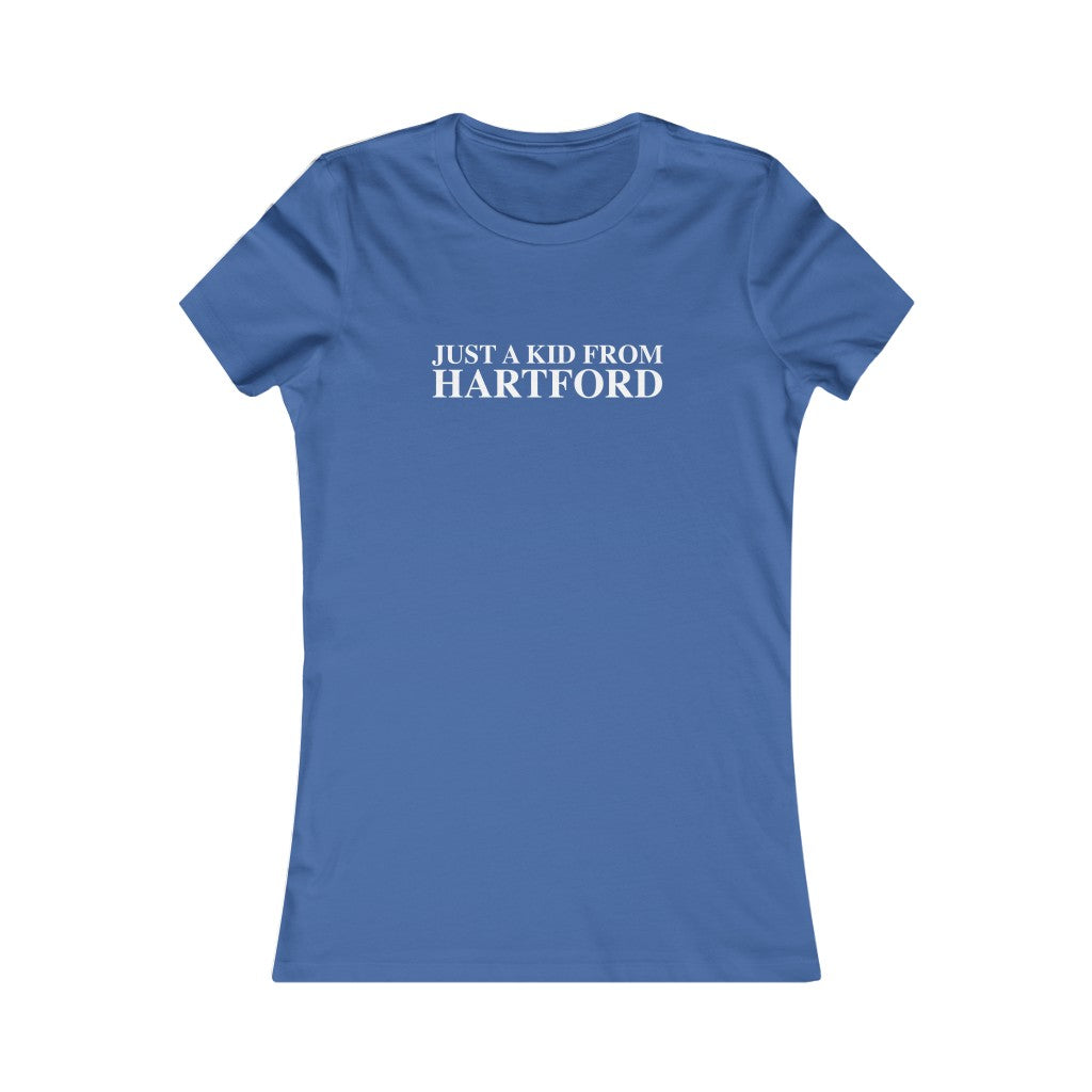 Just a kid from Hartford Women's Favorite Tee  Did you grow up in Hartford, Connecticut? Or know of someone who did? This collection is for someone who has those special Hartford memories.  Proceeds help grow Finding Connecticut's website and brand.   Click here to go back to our home page. 

Just a kid from hartford // hartford ct womesn t shirt // finding connecticut