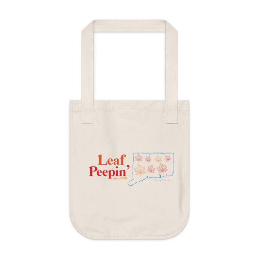 Leaf peepin connecticut tote bag // connecticut gifts and merch // finding connecticut 