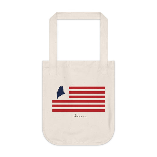 Maine Flag tote bag // Maine gifts and merch // Finding Connecticut 