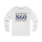 New Britain 860 Connecticut // New Britain Connecticut unisex  long sleeve shirt // finding connecticut 