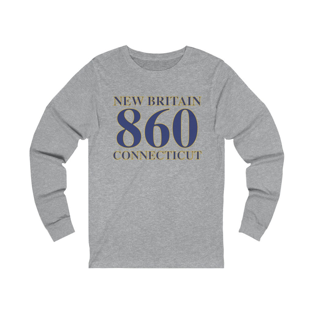 New Britain 860 Connecticut // New Britain Connecticut unisex  long sleeve shirt // finding connecticut 