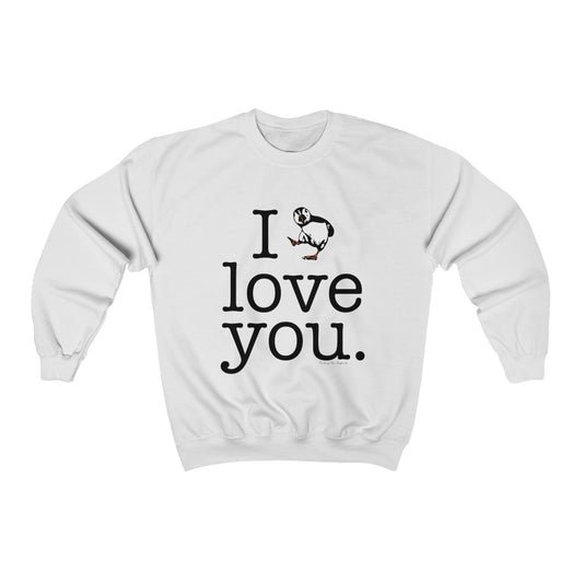 I puffin love you sweatshirt