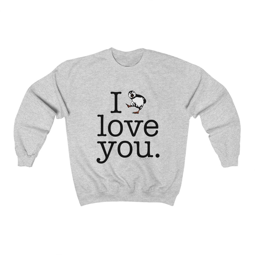 Puffin Sweatshirts 

I Puffin Love you. Do you love Atlantic Puffin’s? We have plenty Puffin products including tee shirts, sweatshirts, mugs, greeting cards, home decor, and more! Free USA shipping on all products. 