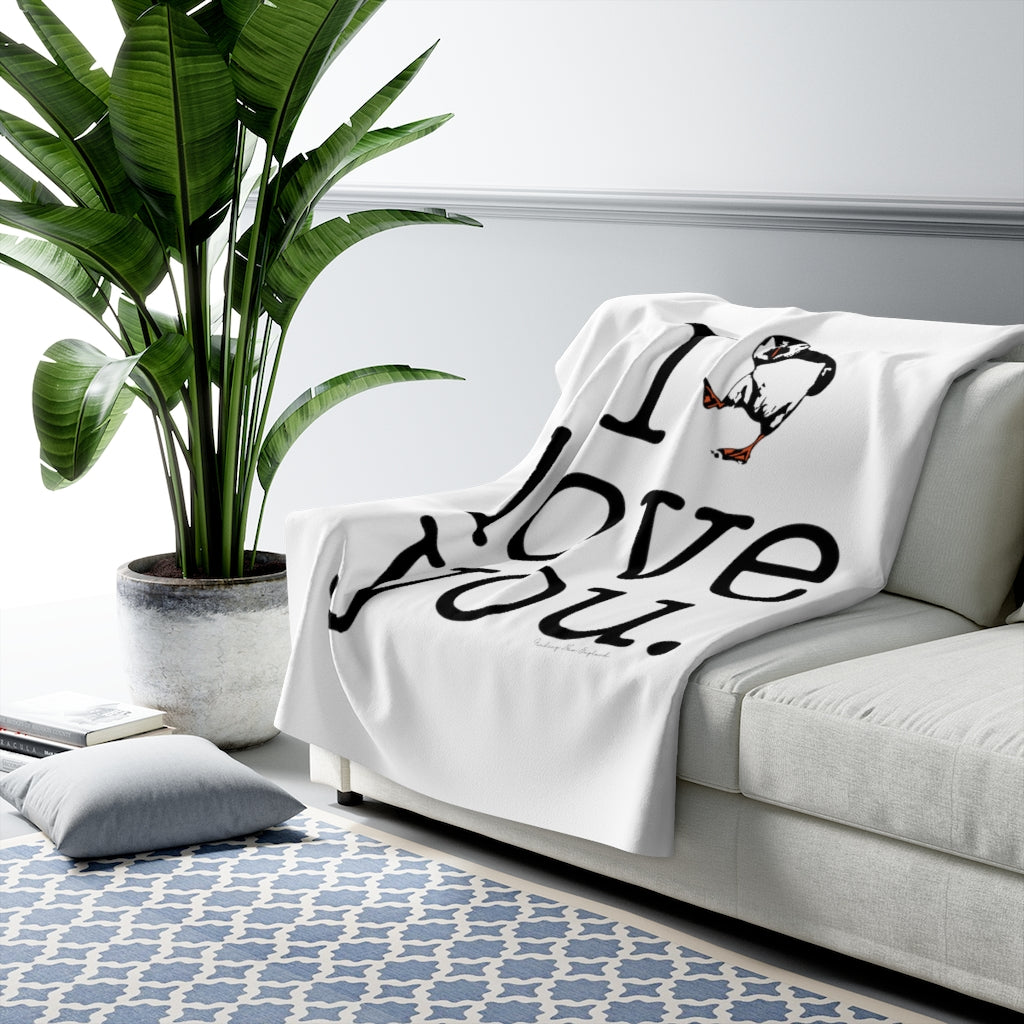 Puffin blanket 

I Puffin Love You. Do you love Atlantic Puffin’s? We have plenty Puffin products including tee shirts, sweatshirts, mugs, greeting cards, home decor, and more! Free USA shipping on all products. 