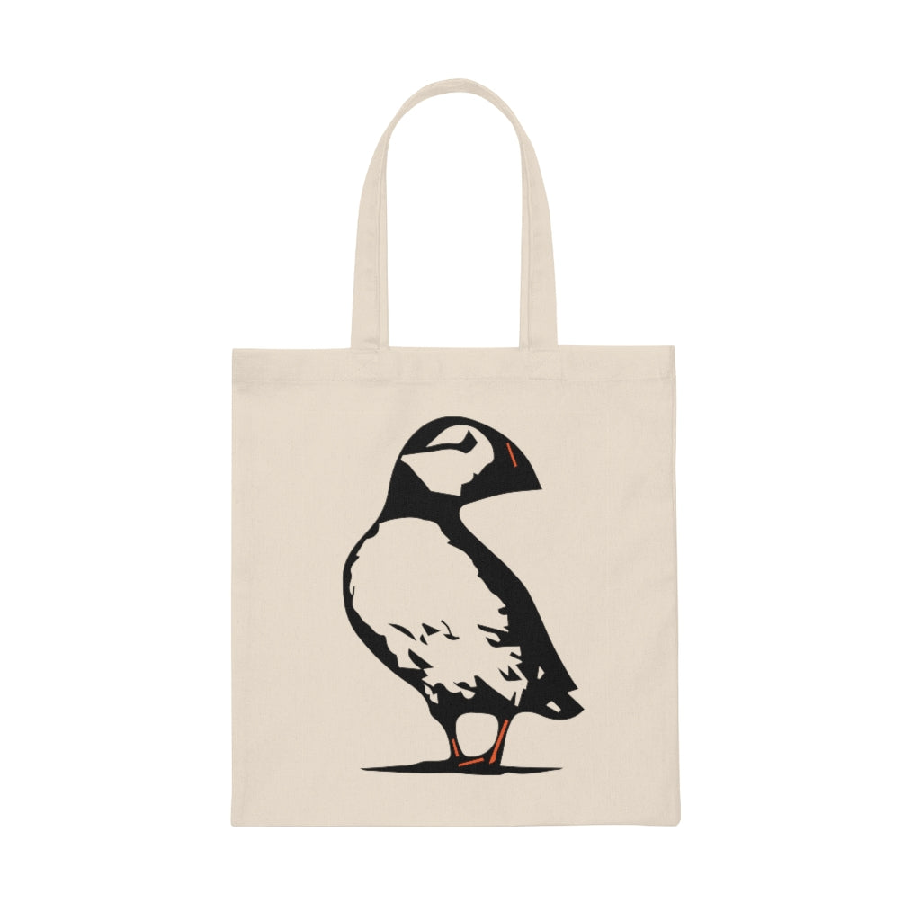 Puffin canvas tote bag 

Puffin Looking Back. Do you love Atlantic Puffin’s? We have plenty Puffin products including tee shirts, sweatshirts, mugs, greeting cards, home decor, and more! Free USA shipping on all products. 