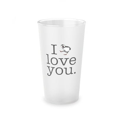 I puffin love you pint glass