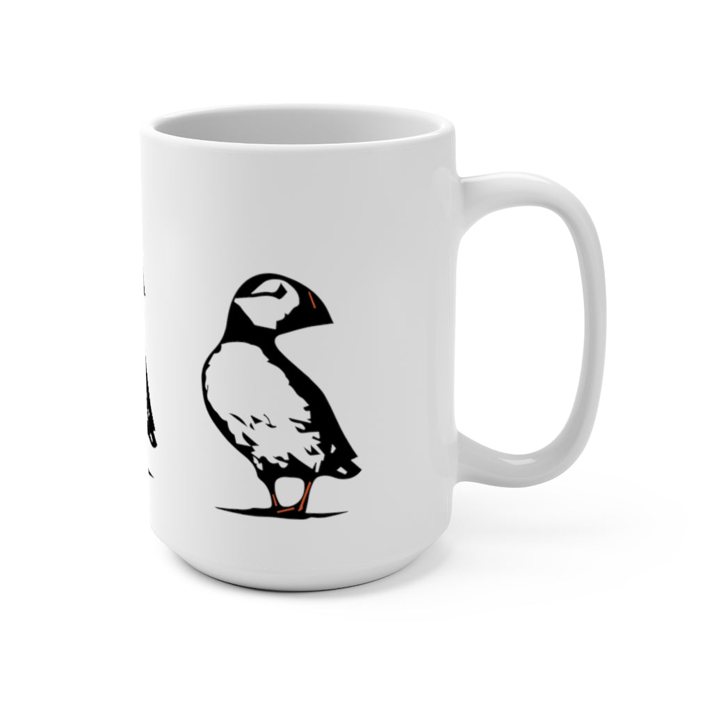 Puffin mug

Puffin Looking Back. Do you love Atlantic Puffin’s? We have plenty Puffin products including tee shirts, sweatshirts, mugs, greeting cards, home decor, and more! Free USA shipping on all products. 