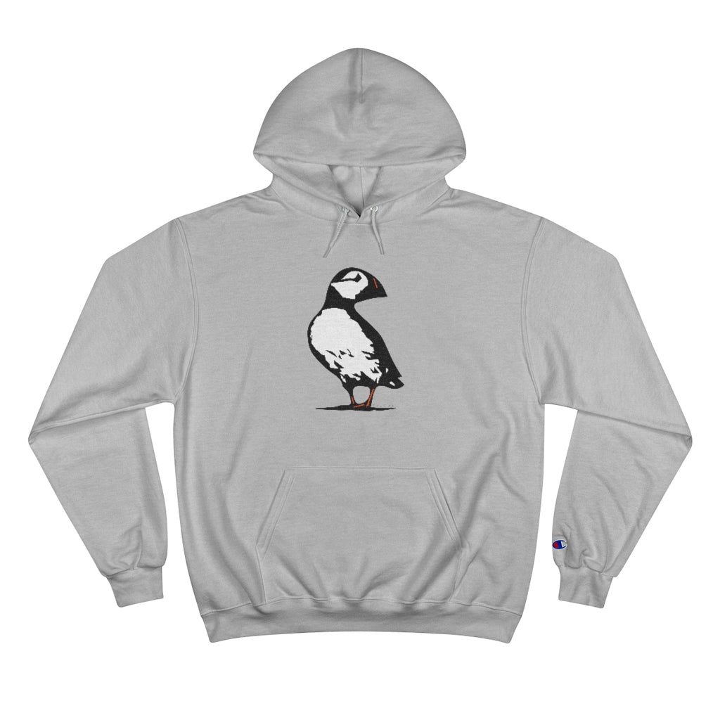 Puffin unisex champion hoodie sweatshirt 

Puffin Looking Back. Do you love Atlantic Puffin’s? We have plenty Puffin products including tee shirts, sweatshirts, mugs, greeting cards, home decor, and more! Free USA shipping on all products. 