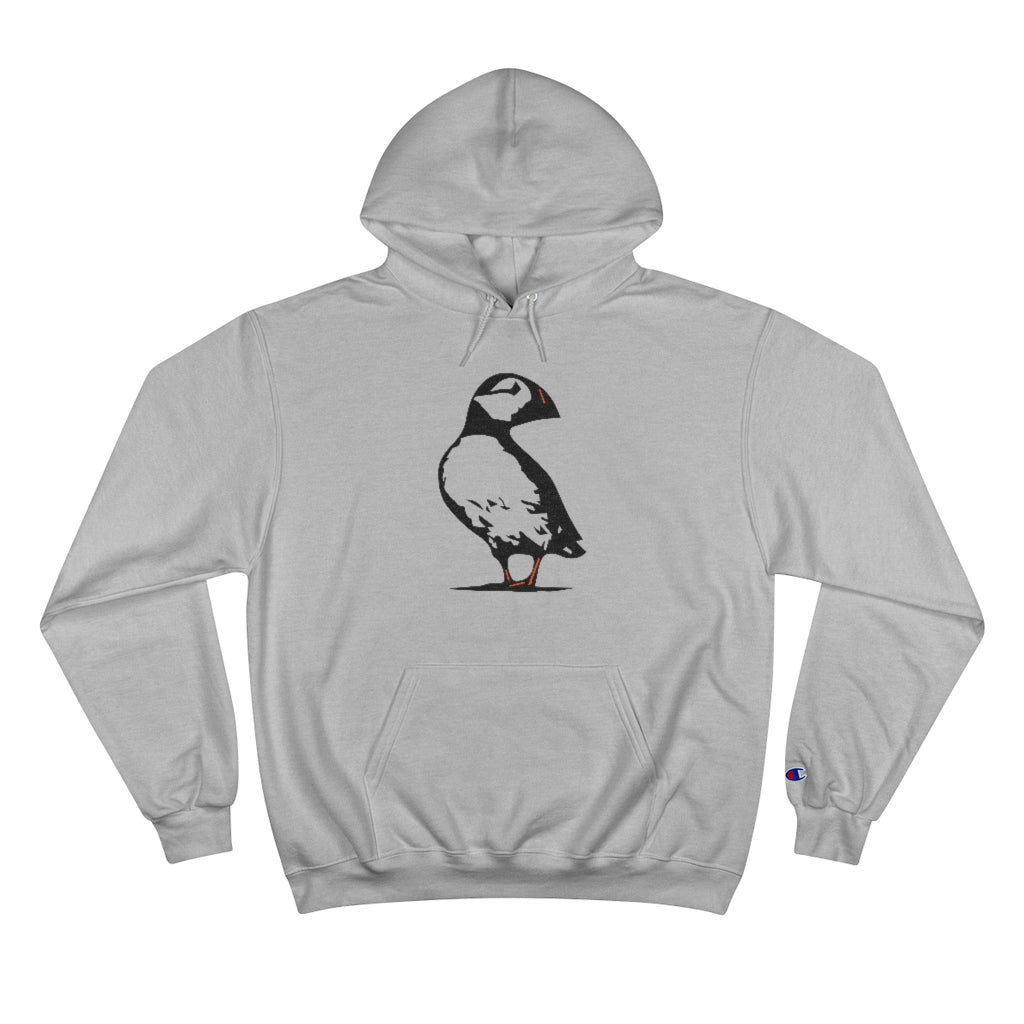 Puffin unisex champion hoodie sweatshirt 

Puffin Looking Back. Do you love Atlantic Puffin’s? We have plenty Puffin products including tee shirts, sweatshirts, mugs, greeting cards, home decor, and more! Free USA shipping on all products. 