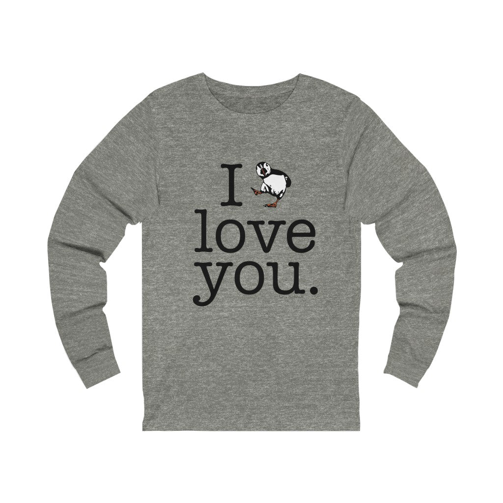 Puffins long sleeve tee shirt

I Puffin Love you. Do you love Atlantic Puffin’s? We have plenty Puffin products including tee shirts, sweatshirts, mugs, greeting cards, home decor, and more! Free USA shipping on all products. 