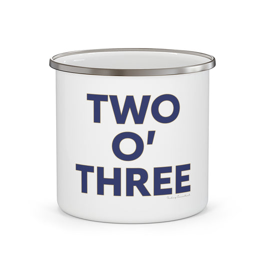 two oh three / ct / connecticut/ 203 camping mug 