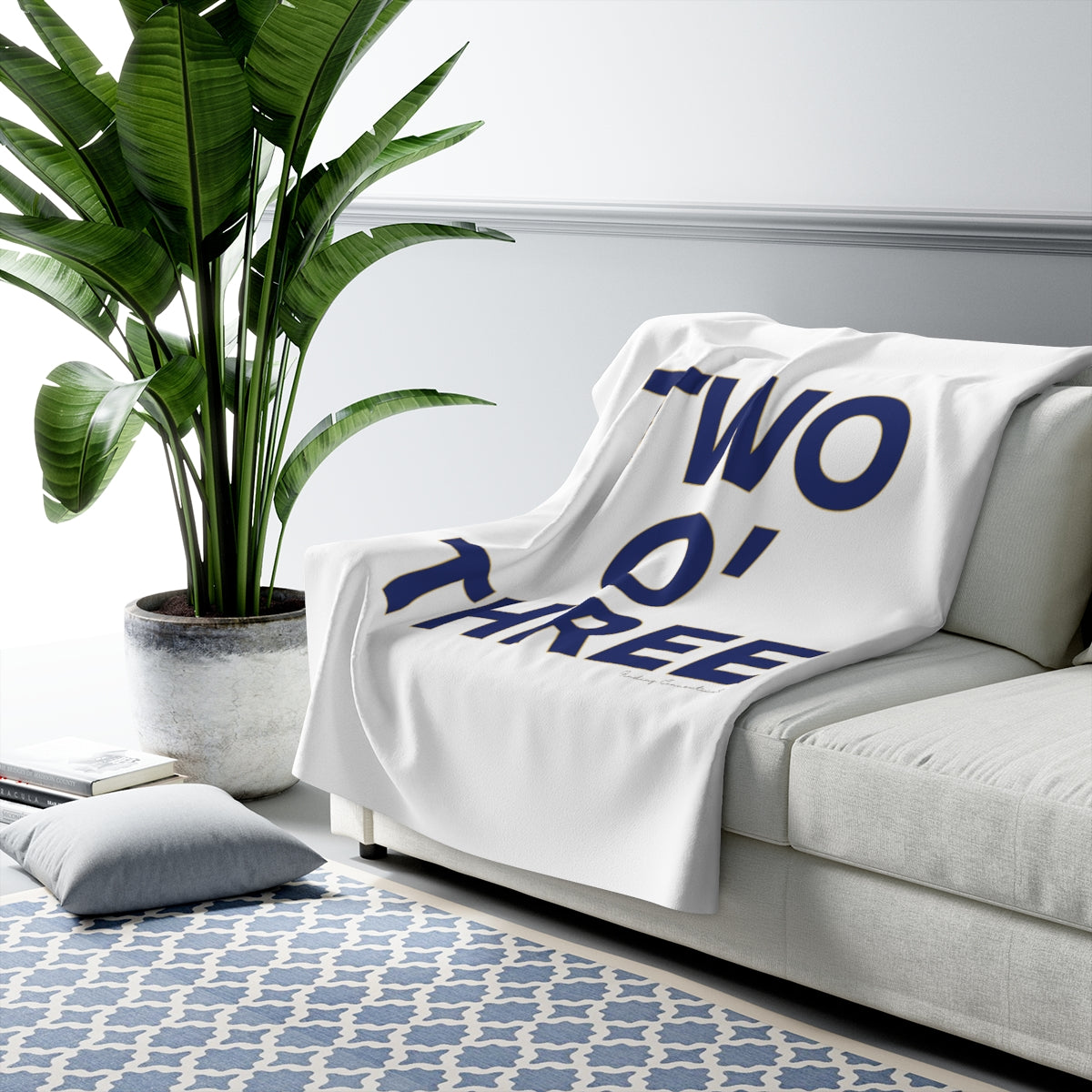 Two oh three / Two O' three / 203 fleece blanket  // Connecticut by finding Connecticut   