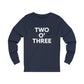 two oh three / 203 / ct / connecticut long sleeve tee shirt 