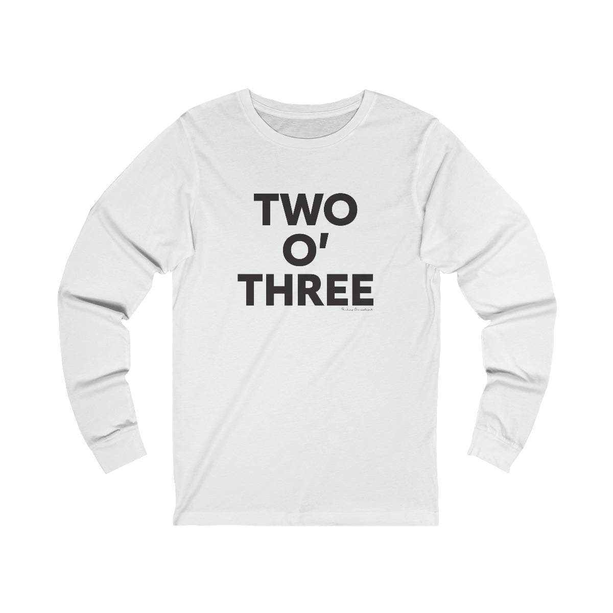 two oh three / 203 / ct / connecticut long sleeve tee shirt