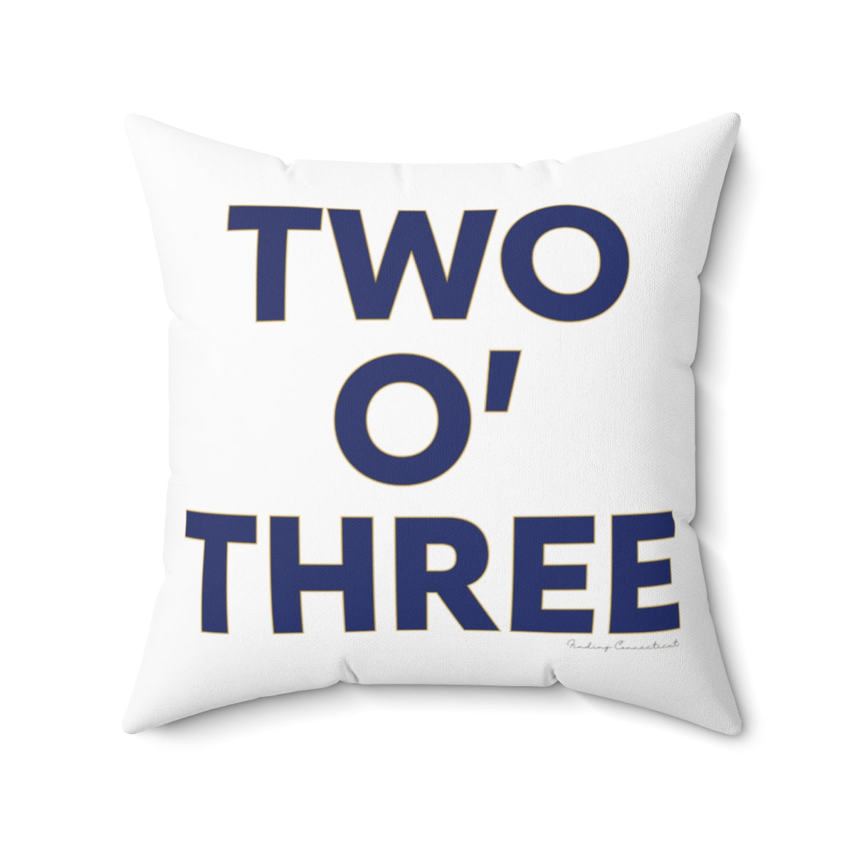 Connecticut pillow. 