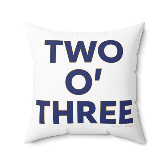 Connecticut pillow. 