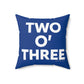 Two oh three / Two O' three / 203 pillow  // Connecticut by finding Connecticut   