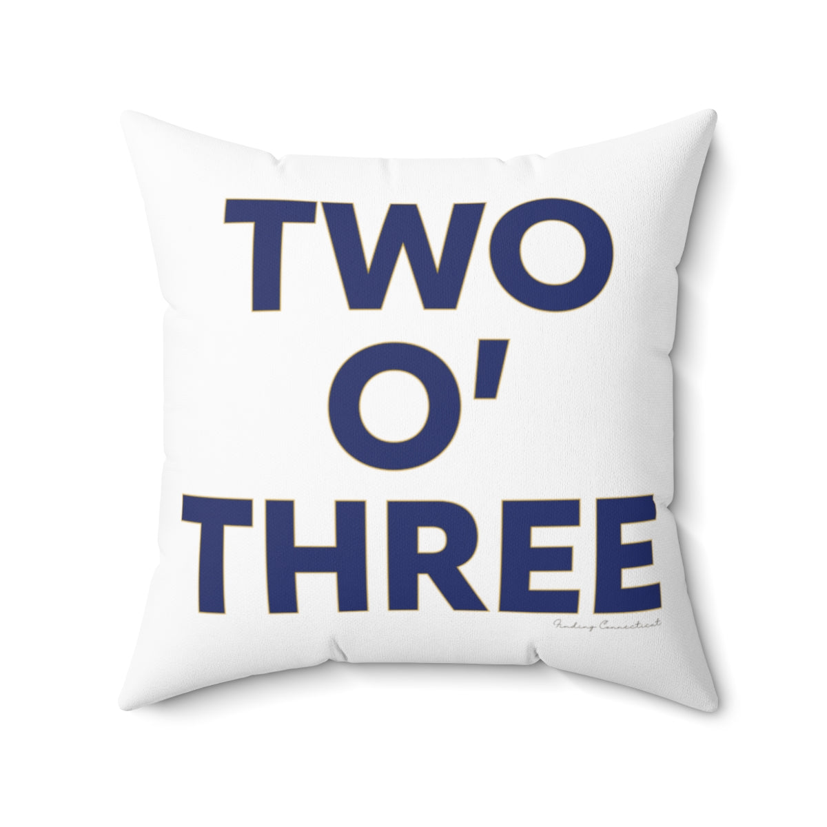 two oh three / ct / connecticut / 203 pillow and home decor 