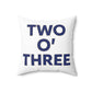 Two oh three / Two O' three / 203 pillow  // Connecticut by finding Connecticut   